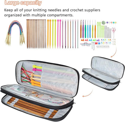 Knitting Needles Case, Knitting & Crochet Accessory Organizer - Image 5