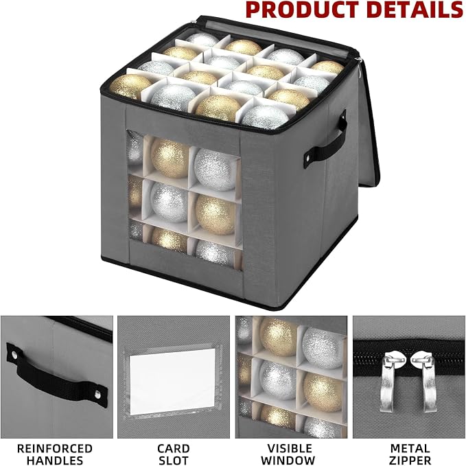 inin Christmas Ornament Storage Box - Image 6