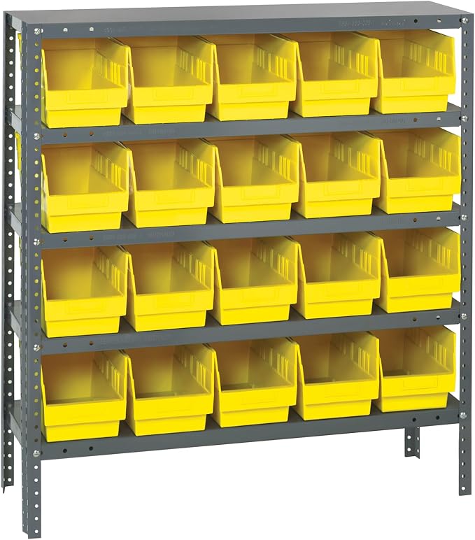 Quantum Storage Systems 1839-204YL Store More Steel Shelving Unit by QuantumStorageSystems