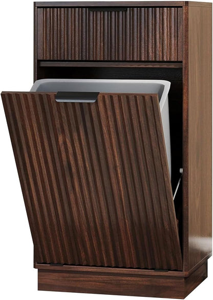 Tilt Out Trash Can Cabinet, Hidden Garbage Can Cabinet by YMW