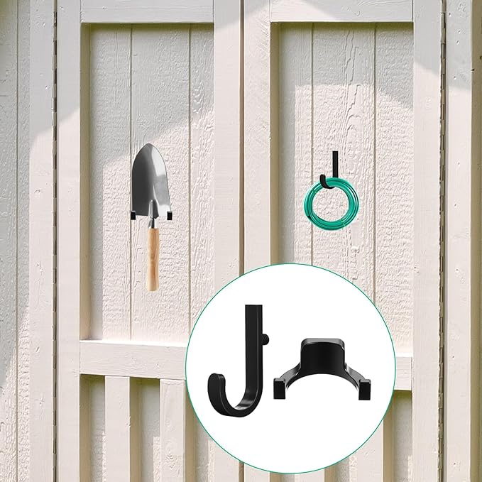 20 Pcs Storage Shed Tool Hooks Tool Hanger Compatible - Image 7