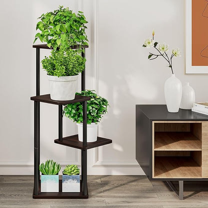 AZERPIAN Plant Stand 4 Tier Indoor Metal Flower Shelf - Image 3