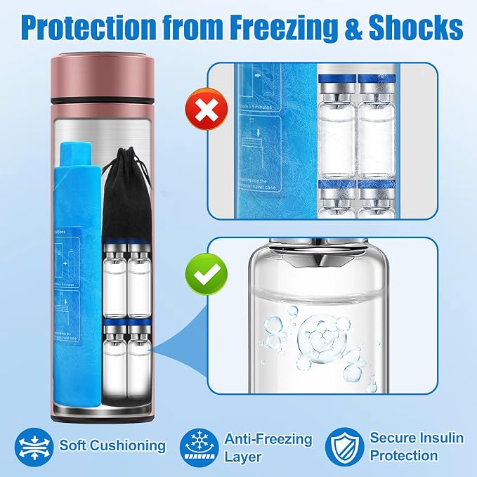 Portable Insulin Pen Cooler Travel Case – 60H Insulin Travel Case - Image 3