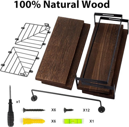 Fixwal Wall Mounted Bathroom Shelves Over Toilet | Wall Shelf - Image 4