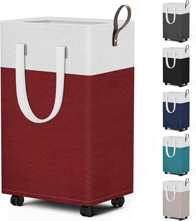 HomeHacks 75L Rolling Laundry Basket by HomeHacks