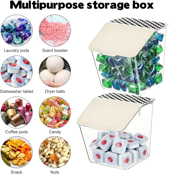 Rainmae 2 Pack Laundry Pods Container - Image 4