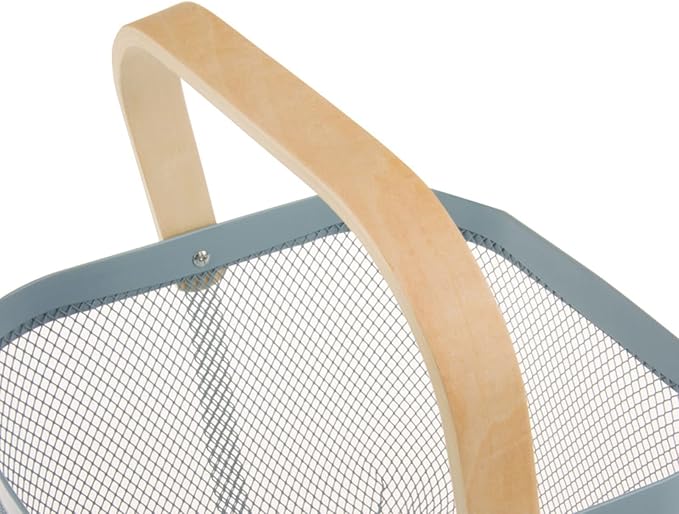 AJIODA Metal Mesh Steel Basket, Storage Organizer Basket Multi-functional - Image 5