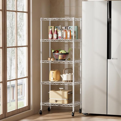 SINGAYE 5 Small Wire Shelves Kitchen Pantry Close Home Organizers and Storage - Image 6