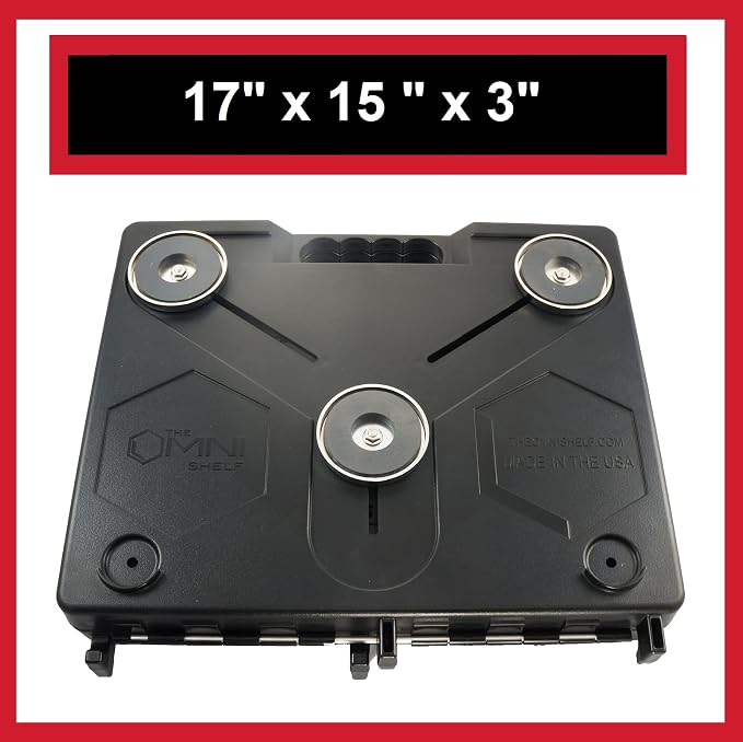 The OmniShelf Portable Workstation, Magnetic Toolbox, Laptop Stand w/ 50 lb - Image 7