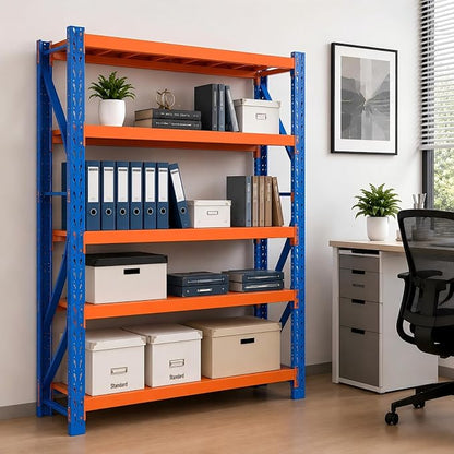 Heavy Duty Warehouse Shelving 4-Tier Industrial Steel Storage Shelves, 2600LB - Image 3