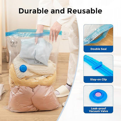 ETENWOLF 4 Pack Vacuum Storage Bags - Image 6