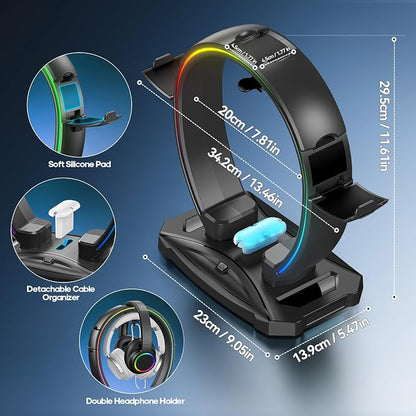 KDD RGB Headphone & Controller Stand - Image 6