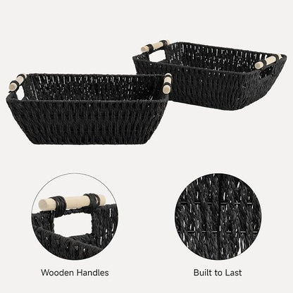 StorageWorks Large Wicker Storage Basket - Image 4