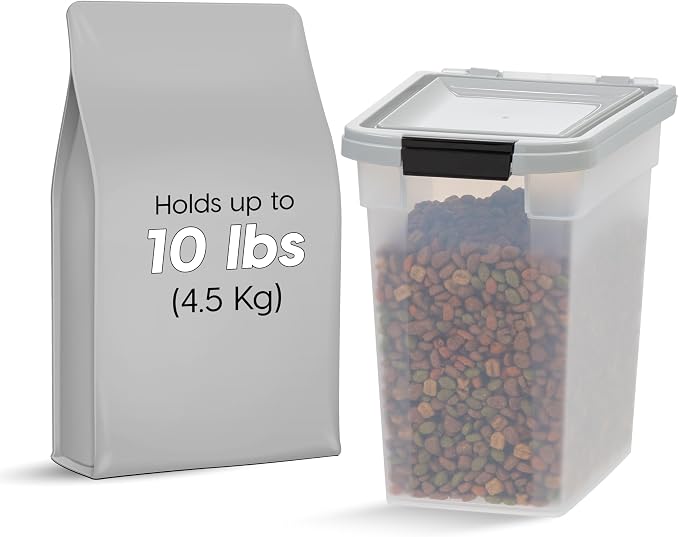 IRIS USA Airtight Dog Food Storage Container, WeatherPro, - Image 2