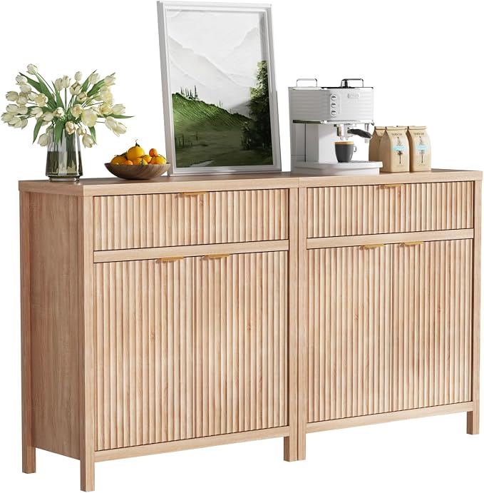 Wooden Sideboard Buffet Cabinet by SEPTBOT