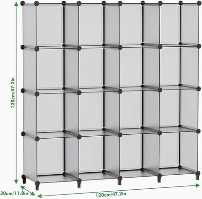 HOMIDEC Closet Organizers and Storage, 16 Cube Storage Organizer, Portable - Image 3