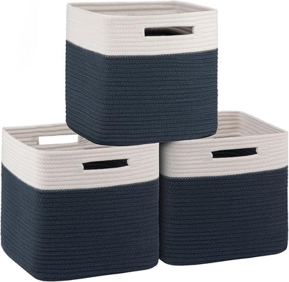OIAHOMY Cube Storage Basket, 11-Inch Cube Basket by MasterofSpaceOptimization