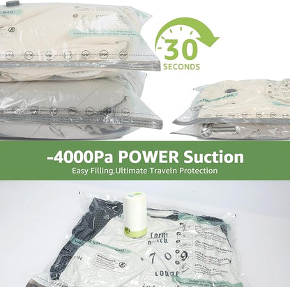 9+3 Packs Vacuum Bags for Travel - Image 3