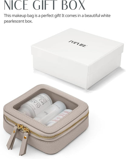 Popvibe Clear Makeup Bag Travel Cosmetic Case Transparent Toiletry Bag - Image 6