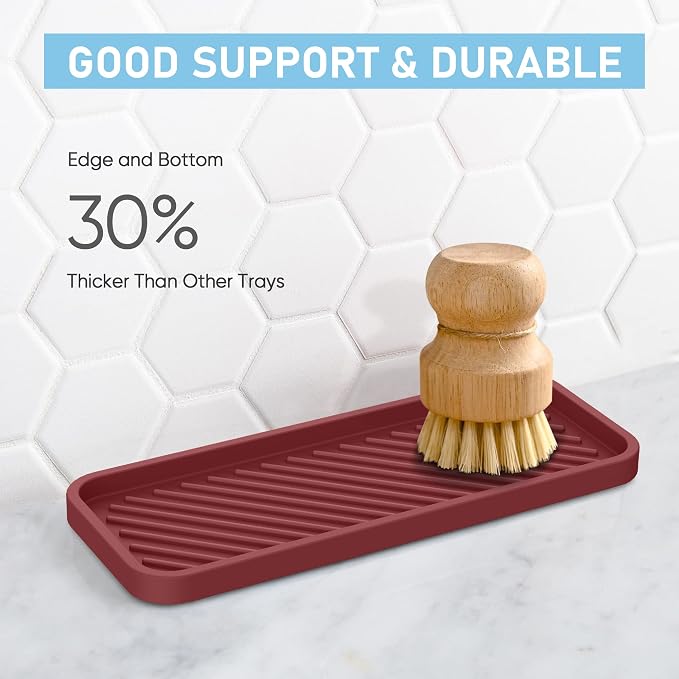 EG-SIPRO Kitchen Sink Organizer Tray, Sponge Holder - Image 4