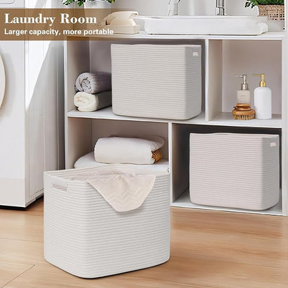 15×13 Inch Storage Cubes, 3 Pack Cube Storage Bins - Image 8