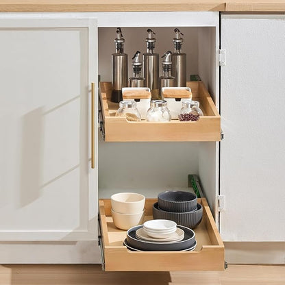 VEVOR Pull Out Cabinet Organizer, Soft Close Slide out Shelf, Heavy-Duty - Image 8