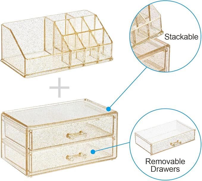 Ikee Design Acrylic Makeup Organizer - Image 4