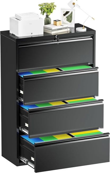Bonusall 4 Drawer Lateral File Cabinet by BONUSALL