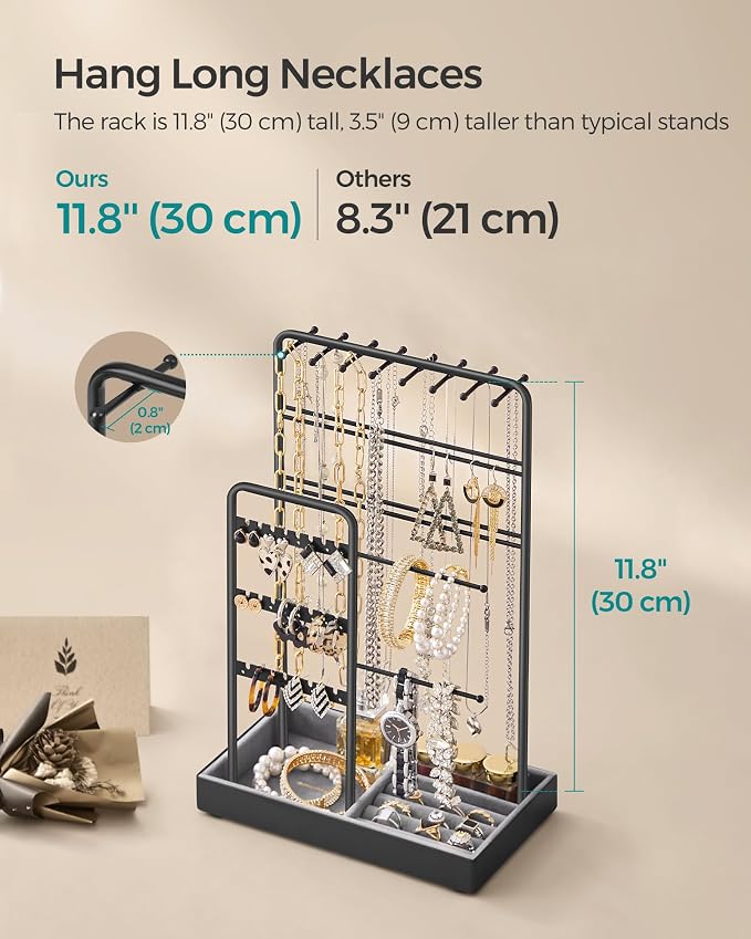 SONGMICS Jewelry Holder, Jewelry Organizer, Jewelry Display Stand - Image 7