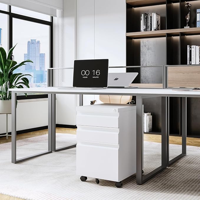 Letaya 3 Drawer Mobile File Cabinet - Image 2