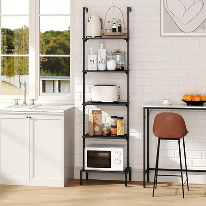 Ladder Shelf, 5-Tier Bookshelf, Ladder Bookcase - Image 4