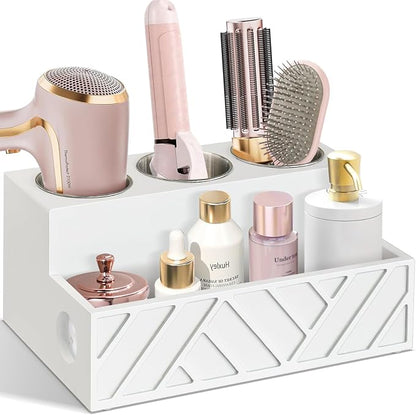 Hair Tool Organizer, Hair Dryer Holder Wall Mounted, Bathroom Countertop by Unistyle