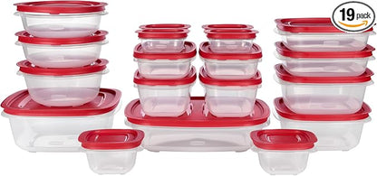 Rubbermaid EasyStore Containers, 38-Piece Set, Food Storage Containers by Rubbermaid