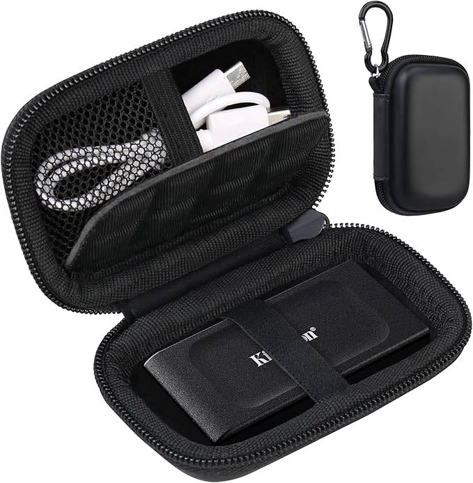 Lacdo Hard Carrying Case for Kingston XS1000 / XS2000 / XS1000R SSD by Lacdo
