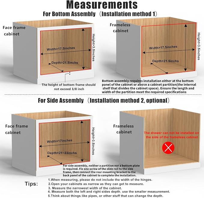 16”W x 21”D x 3‘’H Soft Close Slide Out Wood Drawer Organizer - Image 4