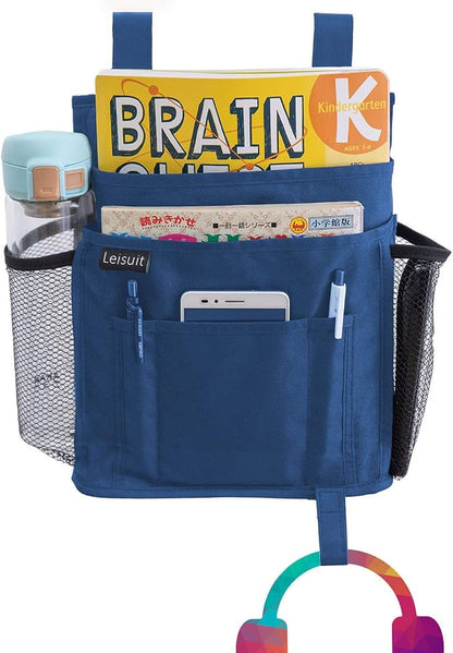 LEISUIT Hanging Storage Bag Bedside Organizer, Bunk Bed Organizer, 7 Pockets by Leisuit
