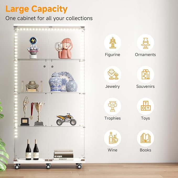 Tempered Glass Display Cabinet - Image 7