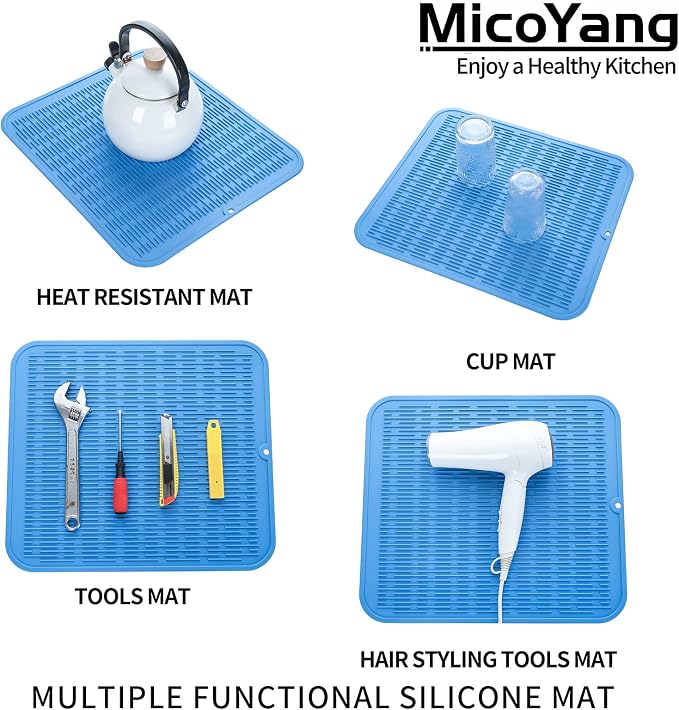 Silicone Dish Drying Mat for Multiple Usage, Easy clean, Eco-friendly, - Image 4