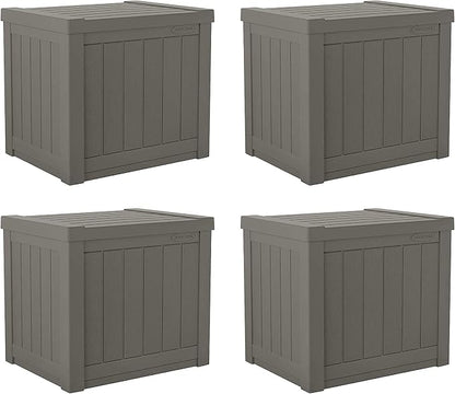 Suncast SS500ST 22 Gallon Small Resin Outdoor Patio Storage Deck Box by Unknown