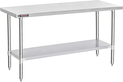 DuraSteel 30x72 Stainless Steel Prep Table by DuraSteel