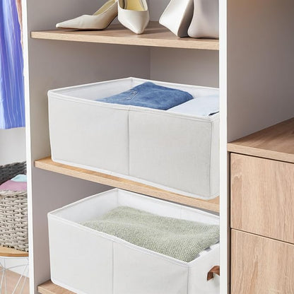 Fordonral Pack of 3 Large Capacity Storage Bins Closet Organizer System - Image 5