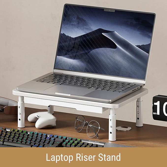 Bewinner Computer Monitor Stand Riser, Desk Organizers and Accessories - Image 2