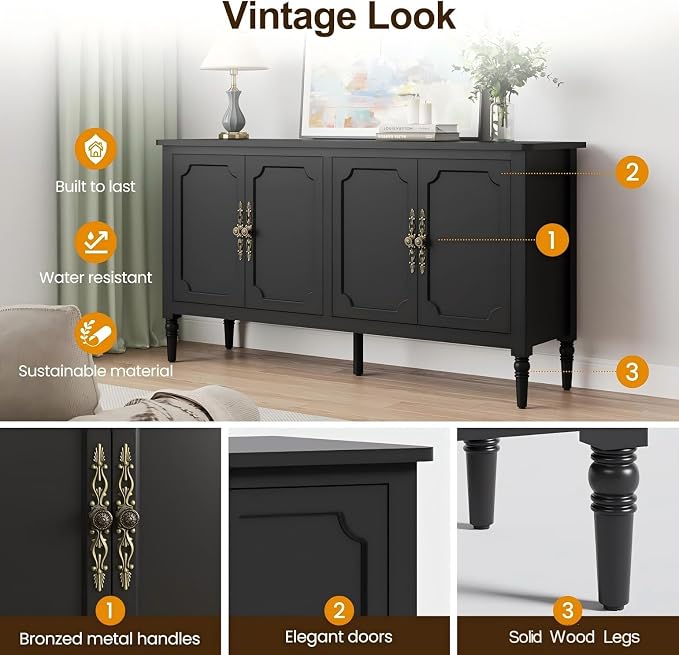 RoyalCraft Sideboard Buffet Cabinet - Image 5