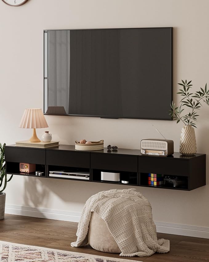Floating Nightstand, Small Modern Floating Nightstand - Image 7