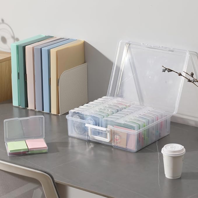 novelinks Photo Storage Box and 16 Inner 4" x 6" Photo Storage Containers | - Image 6