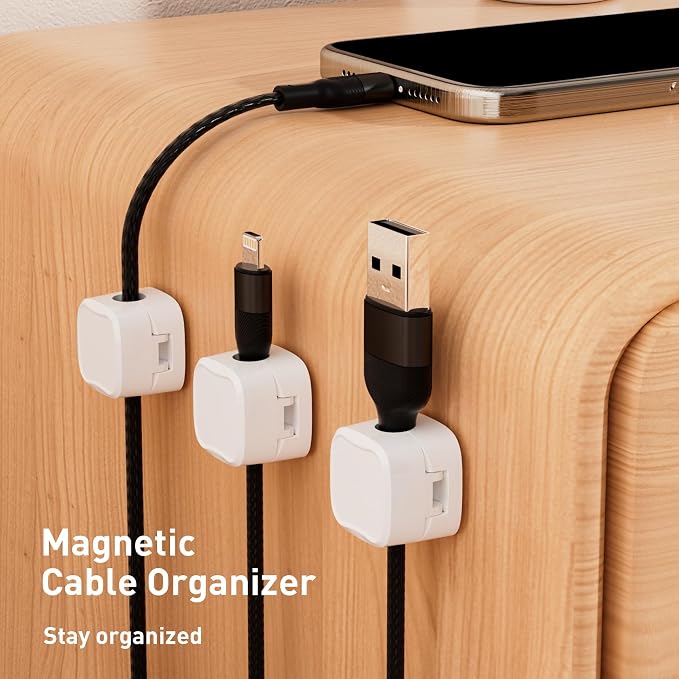 12 Pack Cable Clips, Cord Organizer, Cord Holder - Image 2