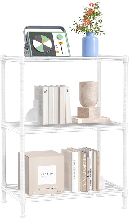 IZEUK 3 Tier Shelf, Heavy Duty Steel Wire Shelving Unit by IZEUK