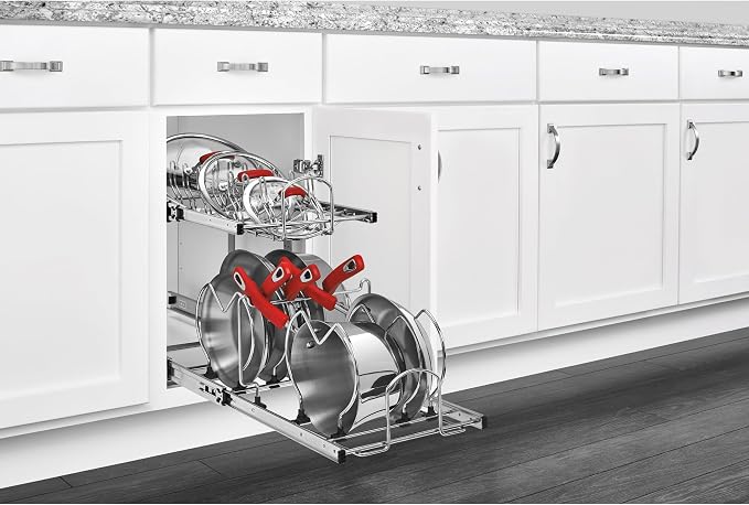 Rev-A-Shelf 2-Tier Kitchen Cabinet Pullout 11.75" Cabinet Organizer - Image 7