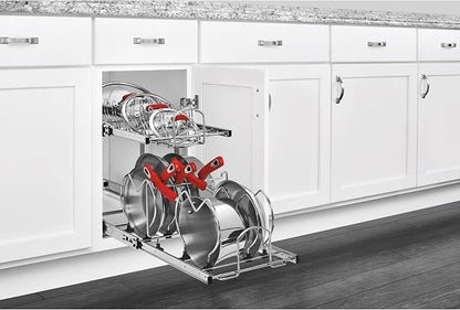 Rev-A-Shelf 2-Tier Kitchen Cabinet Pullout 11.75" Cabinet Organizer - Image 7
