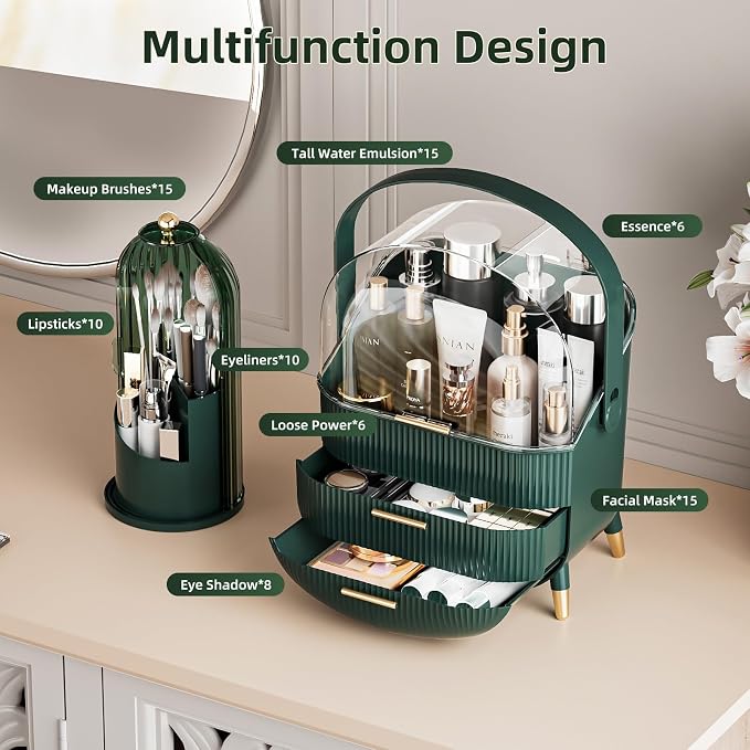 fanado Makeup Organizers Countertop, Makeup organization - Image 3
